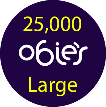 Obie's Large BSFL (Wholesale Bulk)